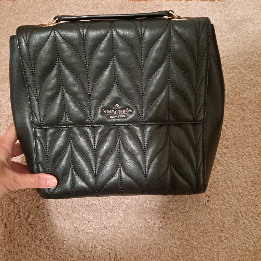 Kate Spade Leather Backpack Or Crossbody